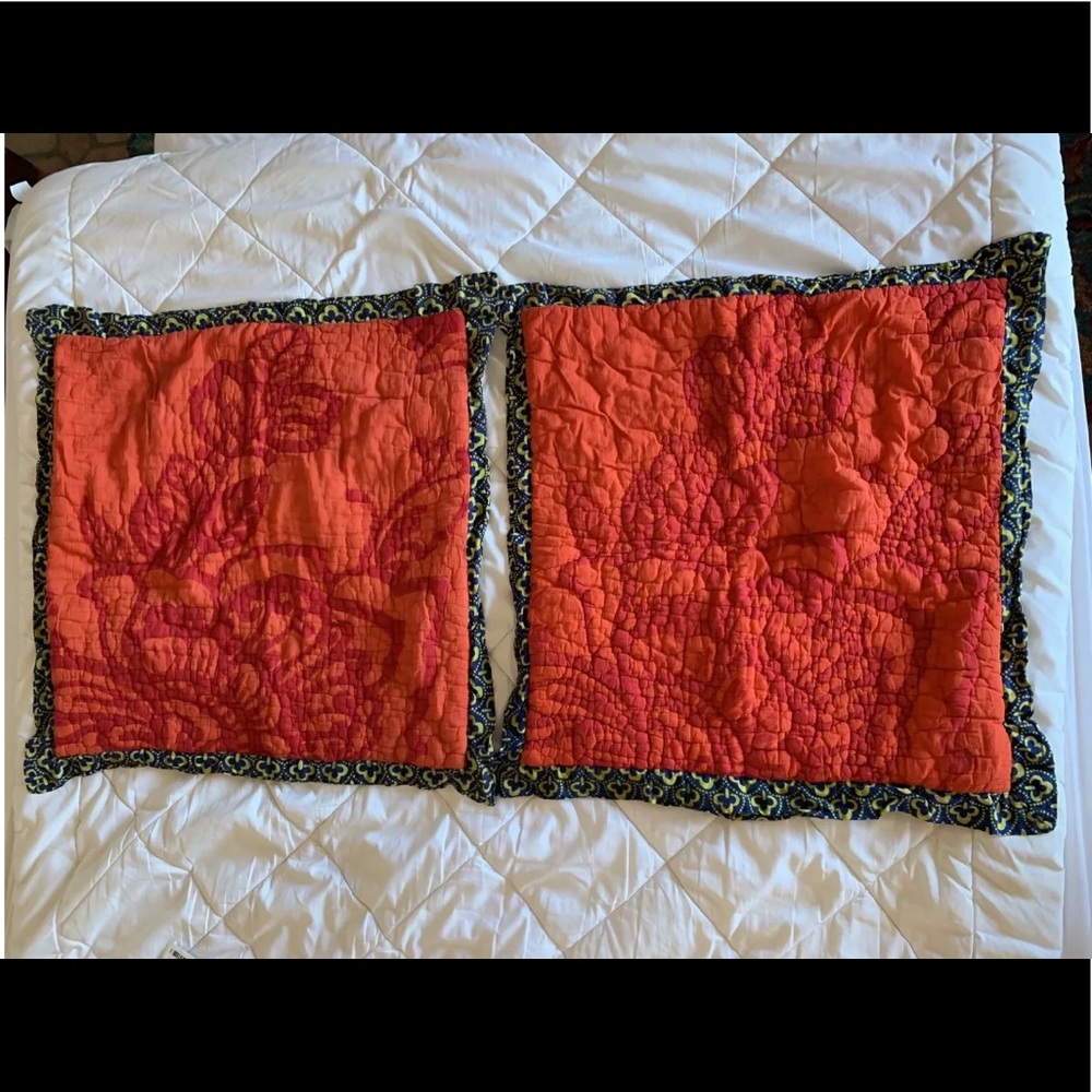 🌵SOLD🌵Anthropologie Euro Shams Set Of 2